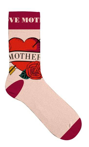 Socken "I love mother"